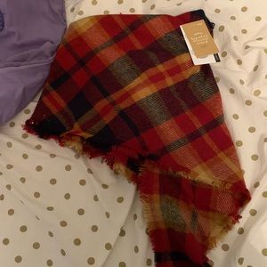 Brand new plaid scarf